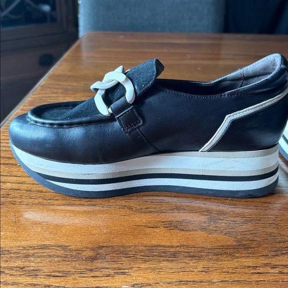 Softwaves Cala Loafers Platform Leather Suede Chain Arch Support Comfort size 6 - Picture 3 of 9